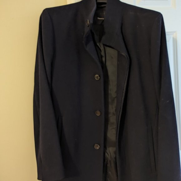 Theory Navy coat - Picture 2 of 5